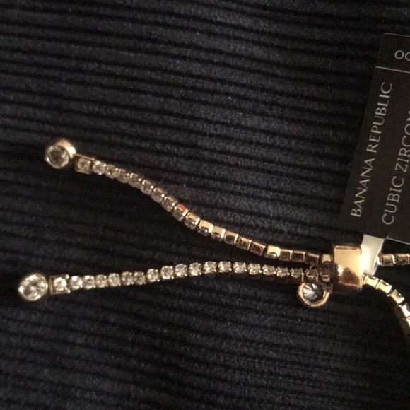 Banana Republic new old stock, Bracelet cubic zirconia adjustable - Picture 5 of 6